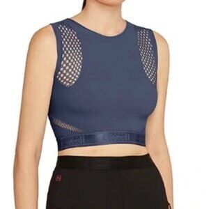 Wolford Shuri Crop Top Tank (Moon Indigo‎ XS)